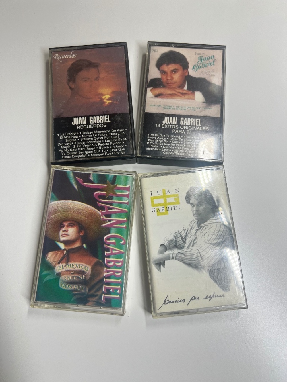 Vintage Juan Gabriel Cassette Tape Lot (Set of 4)